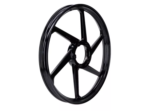 Felge Fast-Arrow Aluminium schwarz 17 Zoll für Puch Maxi