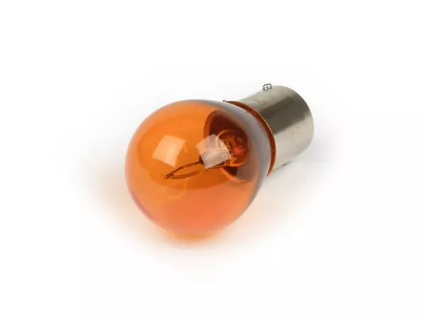 Birne BA15s (Stifte gerade) 12V 21W Orange