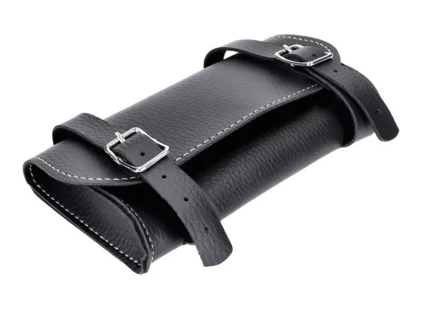 Werkzeugtasche, Satteltasche schwarz für Piaggio, Vespa Ciao, Si, Bravo, Boxer,