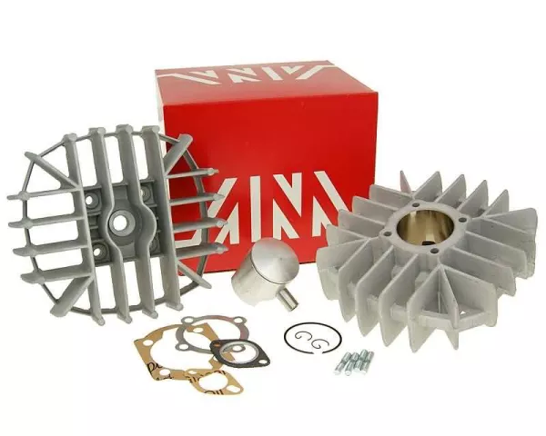 Zylinderkit Airsal Racing 72ccm 46mm für Puch 4-Gang Monza, Condor, X50-4, White Speed