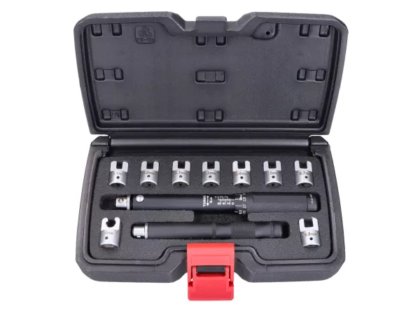 Speichen Drehmomentschlüssel Kit Buzzetti mit 8 Aufsätzen