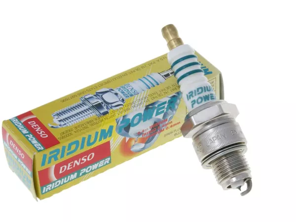 Zündkerze DENSO IWF22 (BR7HIX) Iridium Power mit schraubbaren Kerzenstecker Anschluss