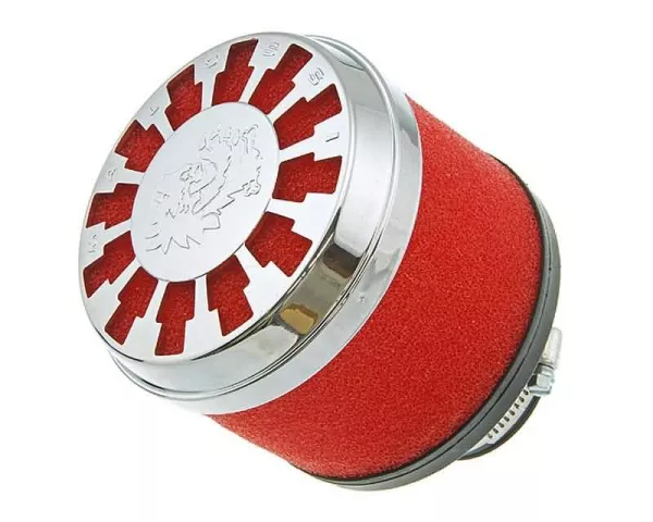 Luftfilter Malossi Red Filter E13 32 / 38mm gerade rot-Chrom