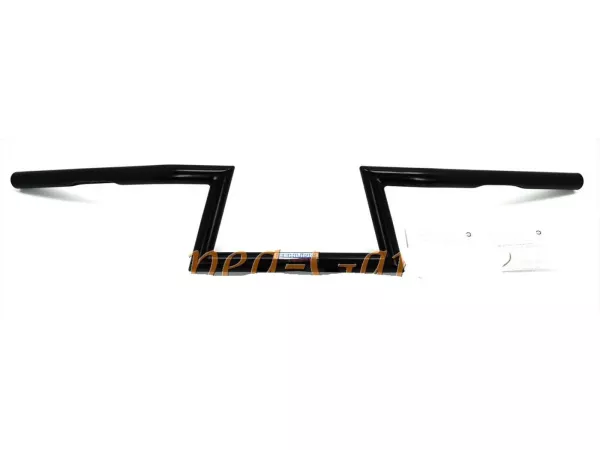 Z-Lenker Fehling 1 Stück Breite 850mm Durchmesser 25,4mm Breite unten 300mm Höhe 145mm Kröpfung 120mm Farbe Schwarz für Harley Davidson, Suzuki, Yamaha