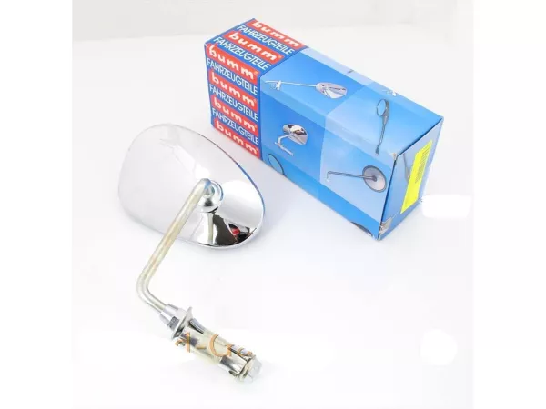 Spiegel Chrom-Version bumm für Hercules, Miele, DKW, NSU, Zündapp, Kreidler, Puch