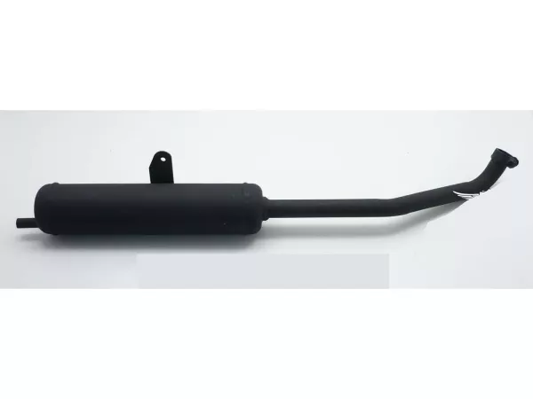 Auspuff Sito Schwarz 22mm für Piaggio SI, SI FL2