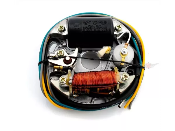 Zündankerplatte 6 Volt 15/5 Watt für Zündapp ZD, CS CX Hai GTS C, Mofa Moped Mokick