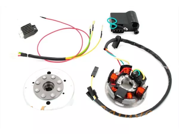 Sternzündung 6 Volt 70-80 Watt 12/15mm konisch 90mm für Kreidler Florett RS, RMC, RM, TM, LF, LH, Flory