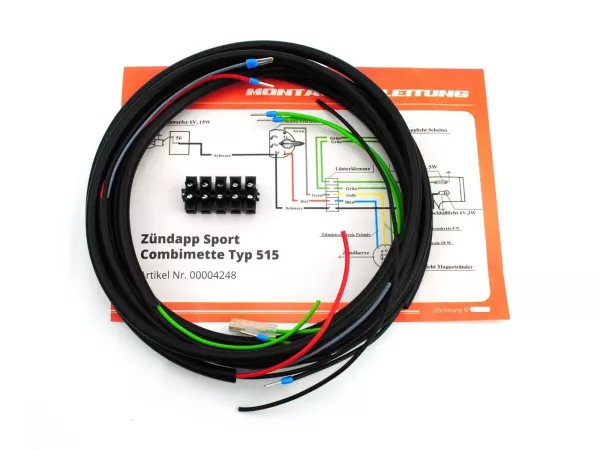 Kabelbaum Goebel Zündapp Sport Combinette Typ 515 für Zündapp, Combinette, 515, 510, Moped Mokick