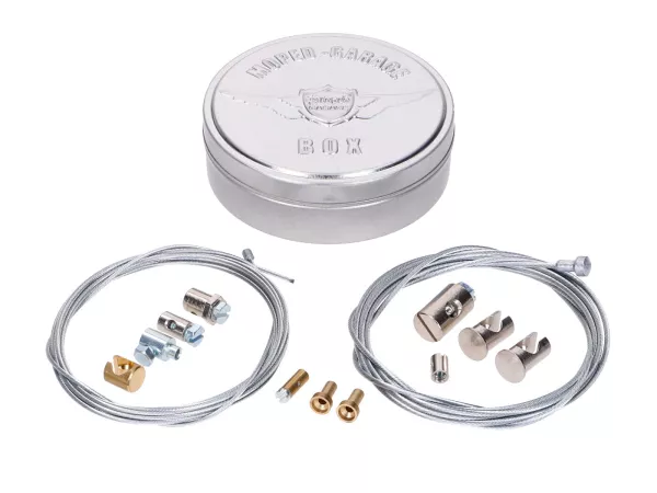 Seilzug Reparatur Set 15-teilig Blech Box universal