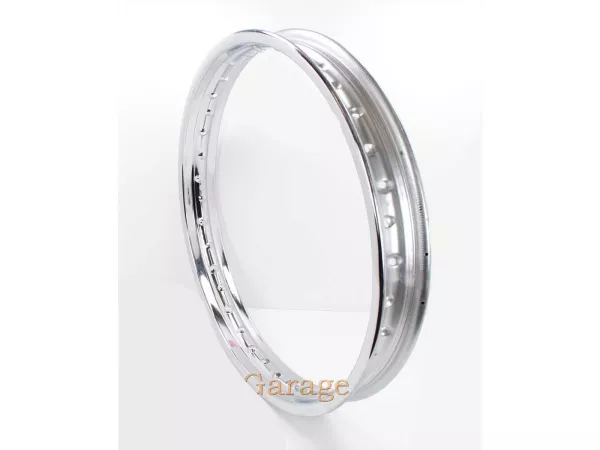 Felge Chrom 1 Stück 1,85 X 19 Zoll 36 Loch 7mm für Mofa, Moped, Mokick, Motorrad
