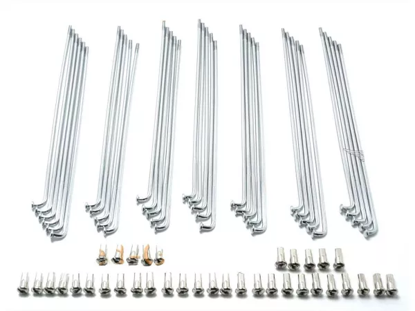 Speichen Nippel 36 Stück Länge 159mm Gewinde M3 Nippel Einbaudurchmesser 7mm für Mofa Mokick