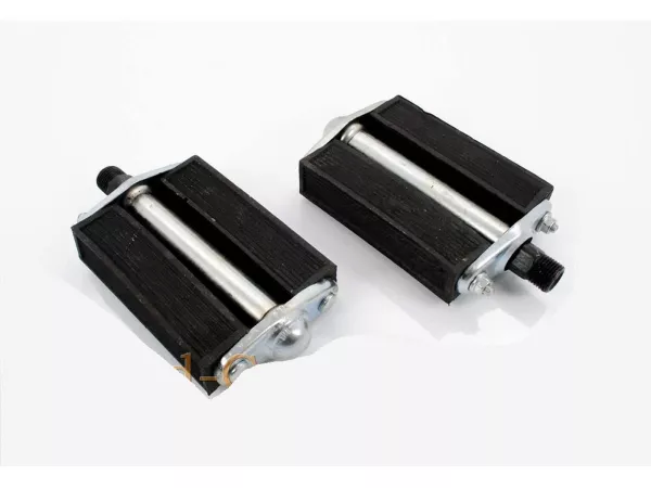 Pedale Block 9/16 Schwarz für Zündapp, Kreidler, Hercules, Puch, KTM, DKW, Miele, NSU, Gritzner, Göricke, Solex