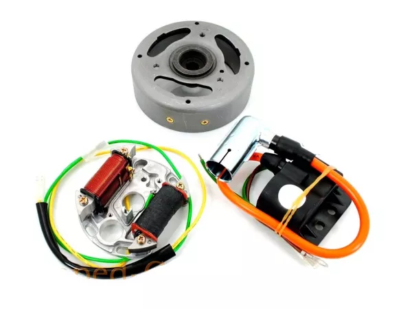 Zündung, kontaktlos 12 Volt 33 Watt 35 Watt 12/15mm 116,5mm 90mm für Hercules, KTM, DKW