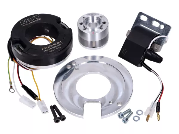 Innenrotorzündung MVT Premium mit Licht 12V für Yamaha FS1, DT 50, DT 80, RD 50, DR 80