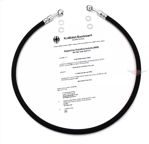 Gummi Bremsleitung 800mm für Zündapp GTS KS 50 80 mit ABE