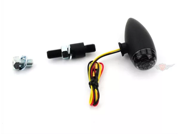 Rücklicht LED 38mm hoch 75mm tief für Harley, Chopper, Motorrad