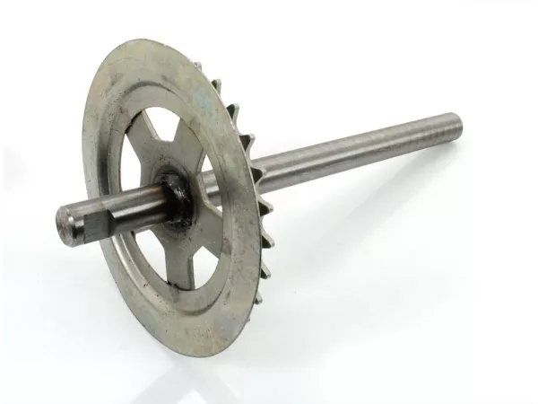 Tretkurbel Stahl 28 Zähne für Piaggio, Vespa, Ciao