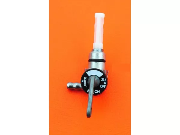 Benzinhahn Karcoma Einbaudurchmesser ca. 13mm für Hercules Sachs Saxonette, Spartament Mofa Moped, Zündapp, Kreidler, Hercules, Puch, KTM, DKW, Rixe