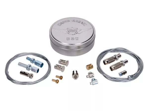 Seilzug Reparatur Set 17-teilig Blech Box universal