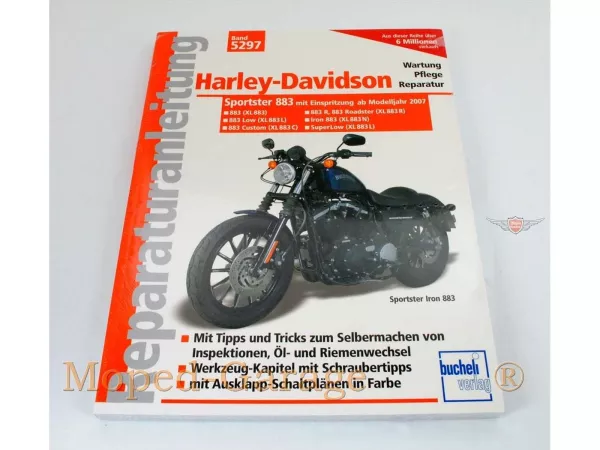 Technische Anleitung für Harley Davidson Sportster XL 883, Low, Custom, Roadster, Iron, Super Low