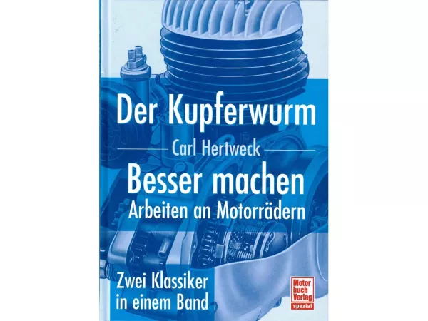 Buch Kupferwurm 750 Seiten 17 x 24 cm für Motorräder