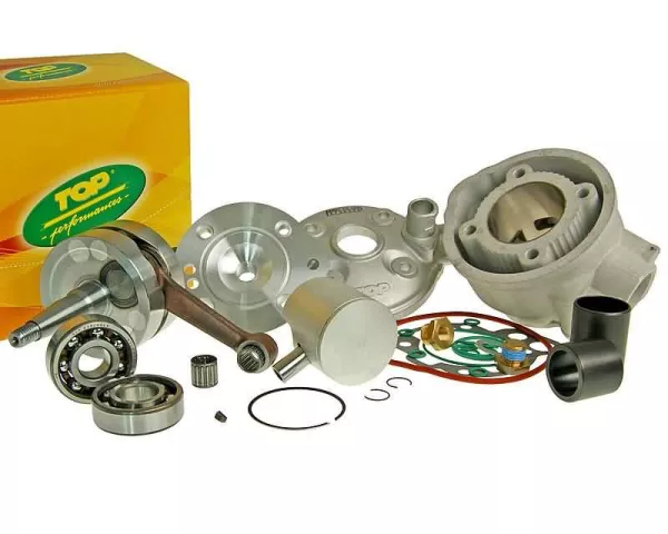 Zylinderkit und Kurbelwelle Top Performances Aluminium Racing 86ccm 44mm Hub für Minarelli AM6