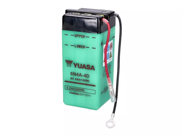 Batterie 6 Volt 4 Ah Elektrik 6N4A-4D für Yamaha FS 1 RD 50 Moped BS