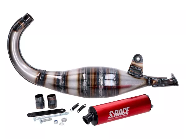 Auspuff MVT S-Race 70-90ccm für Minarelli AM6