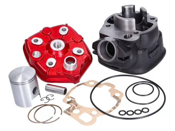 Zylinderkit MVT Iron Max 50ccm für Aprilia RS, Beta RR, Motorhispania, Rieju, Yamaha, Minarelli AM6
