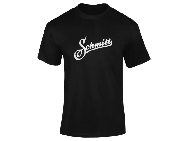 T-Shirt Schmitt Logo, schwarz 100% Baumwolle unisex - Größe L
