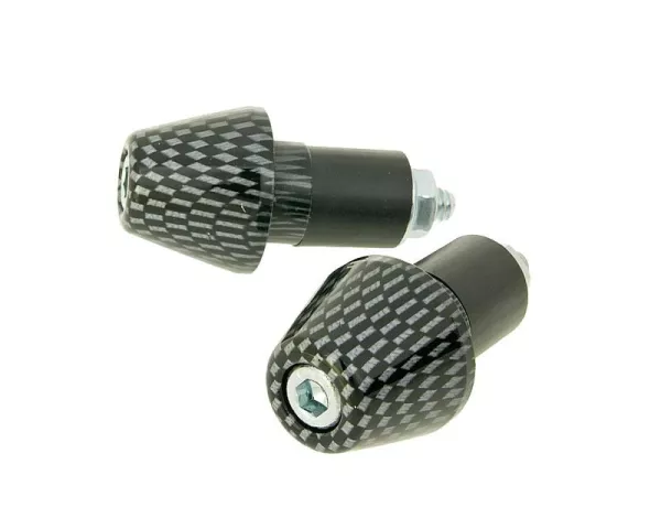 Lenkerende Vibrationsdämpfer Short 17,5mm - Carbon-Look