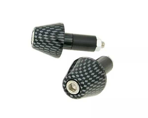 Lenkerende Vibrationsdämpfer Short 13,5mm - Carbon-Look