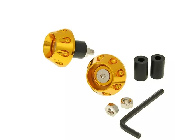 Lenkerende Vibrationsdämpfer Flat 13,5 / 17,5mm - gold