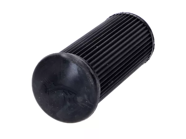 Fußrastengummi Drilastic Schwarz 90x35mm für Zündapp C 50 Super, Sport, ZE 40, ZD CS 50, Hai GTS KS 80 WK, Touring, K 80, Super Combinette, Falconette, Sport Hercules MK