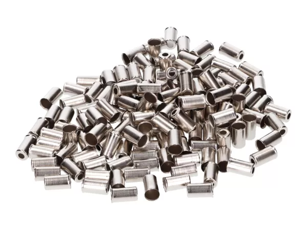 Endkappen für Bowdenzughülle Metall 6mm 150 Stück