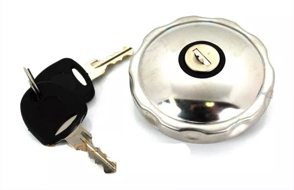 Zündapp GTS KS C Edelstahl Tankdeckel mit Schloß 40mm