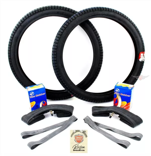Reifen Heidenau 1 Satz (7-teilig) 2-1/4-19  2-1/2-19  für NSU, Quickyl T, TT, TTK, S2/23, F 23