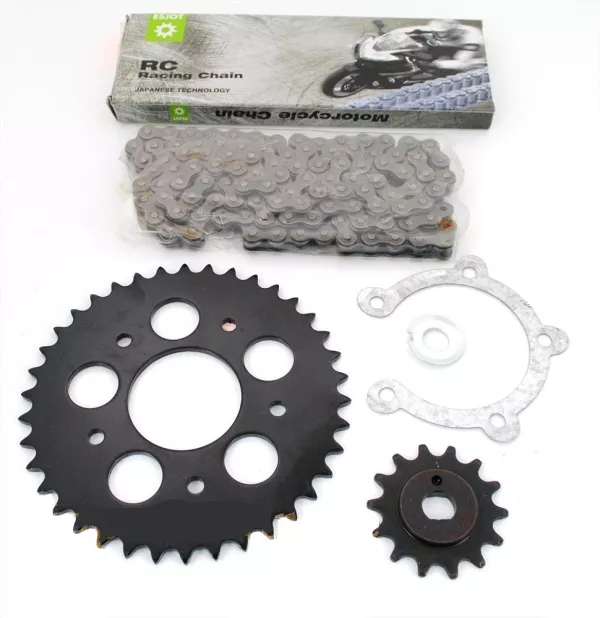 Esjot Tuning Kettensatz Kreidler Flory MF 12 23 Original  14 Ritzel 40 Kettenrad
