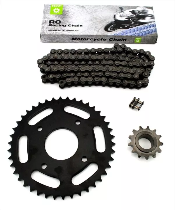 Kettensatz Esjot 428 112 Glieder Ritzel Z13, Kettenrad Z42 für Hercules,  K 180 BW