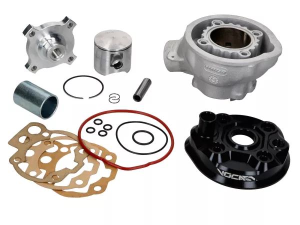 Zylinderkit Voca Bestia Kalotte schwarz 80ccm d=50mm für Minarelli AM6
