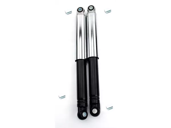 Stoßdämpfer Satz IMCA geschlossen 320mm schwarz chrom für Zündapp, Hercules