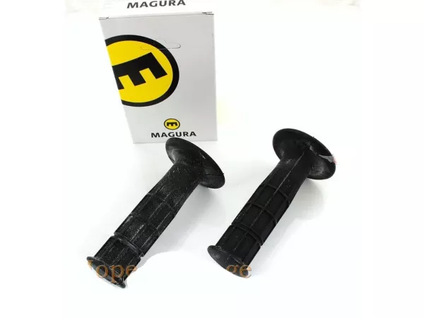 Griffgummi Magura Schwarz 22/25mm 120mm für Zündapp GTS, KS, C 50 Sport, Kreidler Florett, Hercules K, MK, Prima, Supra, XE, Puch Mofa, Mokick, Leichtkraftrad, Motorrad, Mopeds