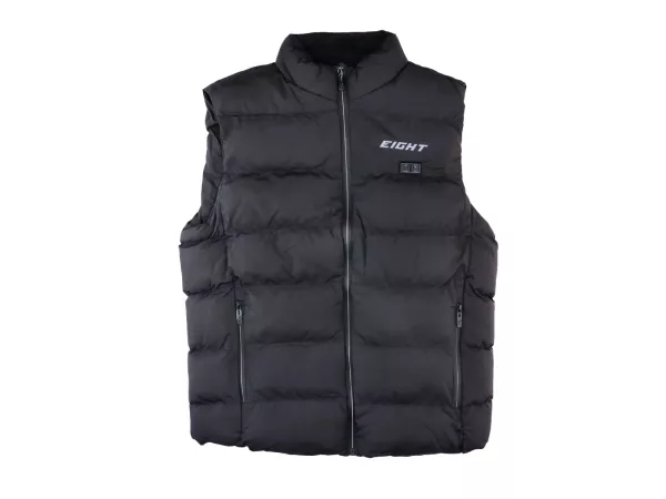 Heizweste Eight schwarz - Größe S