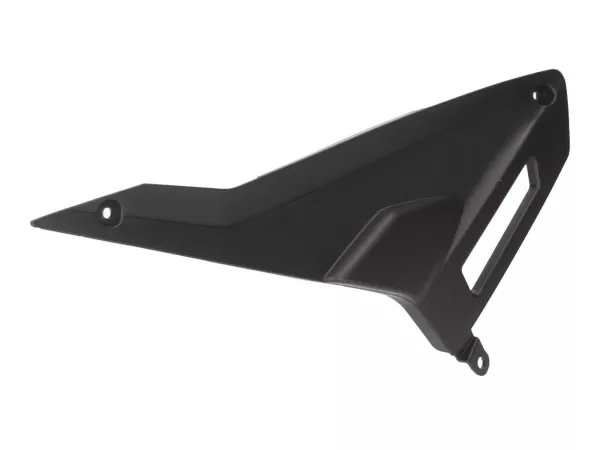 Seitenabdeckung links vorn OEM schwarz für Aprilia RX, SX, Derbi Senda, Gilera RCR, SMT 50 Euro4 2018-