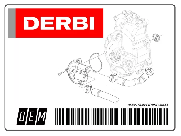 Lichtmaschinendeckel OEM für Derbi D50B0 Euro 4 2018-