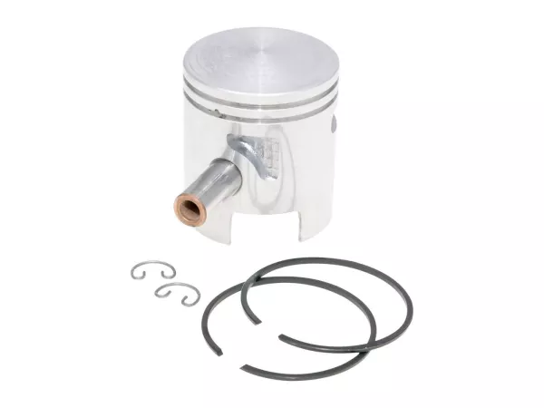 Kolben Satz Polini 43,4mm, 10mm Kolbenbolzen für Piaggio Si, CBA, Eco, Bravo, Ciao