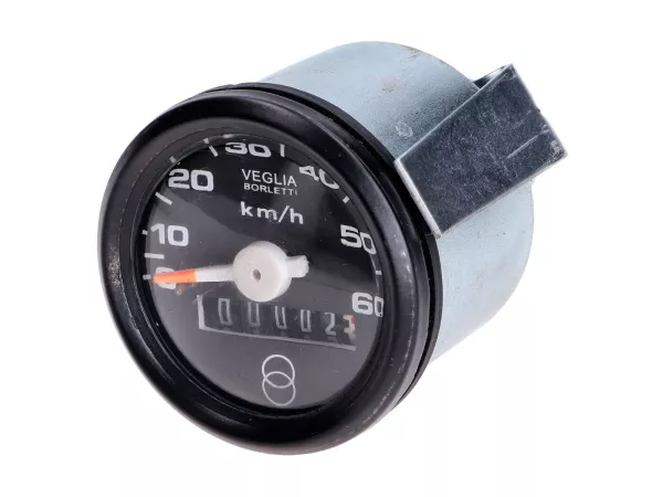 Tachometer D=48mm 60km/h für Gilera Citta, Vespa Ciao, Si