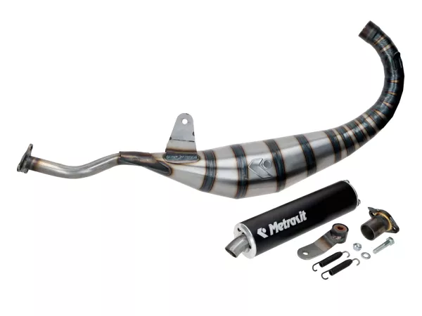 Auspuff Metrakit PRO 3 für Minarelli AM6, Aprilia RS, Yamaha TZR, MBK X-Power