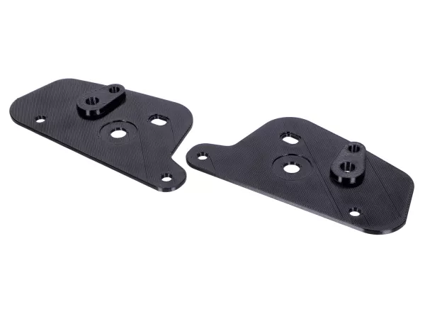 Halterplatten Set für Blinker vorn für Derbi Senda, Aprilia